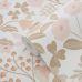 Флизелиновые обои для квартиры Flowers and birds terracotta, taupe and pink арт. 131391 — с цветами и птицами в тёплых тонах — терракотовом, темно-сером и розовом создают в комнате жизнерадостную, уютную атмосферу.