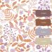 Флизелиновые обои для стен Flowers and birds lilac purple and terracotta арт. 131392 — с цветами и птицами в тёплых тонах — сиреневый, фиолетовый и терракотовый создают в комнате жизнерадостную, уютную атмосферу.
