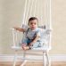 Флизелиновые обои для мальчика Little clouds beige арт. 139515 — с облачками в теплых бежевых тонах создают веселую атмосферу, превращая комнату в пространство для фантазий и приключений.