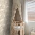 Флизелиновые обои Swans beige, white and grayish green арт. 139797 — романтичные обои с лебедями для детской.
