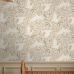 Флизелиновые обои Swans beige, white and grayish green арт. 139797 — романтичные обои с лебедями для малыша.