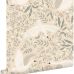 Флизелиновые обои Swans beige, white and grayish green арт. 139797 — романтичные обои с лебедями для гордероба.
