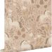 Детские флизелиновые обои Unicorns sand beige арт. 139875 с единорогами в песочных тонах для детской комнаты.