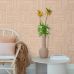 Флизелиновые обои Graphic 3D light terracotta арт. 139936 с объемным графическим узором терракотового цвета для современного интерьера.