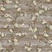 Виниловые фактурные моющиеся обои Floral артикул 1505-4 из каталога Vera от Adawall с  цветочным узором под ткань вышитой ришелье