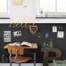 Магнитные грифельные творческие обои Magnetic chalkboard black арт. 155001 для рисования мелом и крепления магнитов.