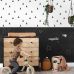 Магнитные грифельные обои для детской Magnetic chalkboard black арт. 155001 для рисования мелом и крепления магнитов.