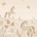 Детское флизелиновые панно Unicorns light terracotta арт. 159495 с единорогами для комнаты девочки.