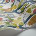 Флизелиновые обои из Швеции коллекция Scandinavian Designers II от Borastapeter, с завораживающим многоцветный сказочным рисунком на котором изображено множество различных деталей, сцен с людьми под названием Melodi на белом фоне. Обои подходят для кухни.