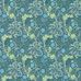 Английские бумажные обои Morris Seaweed артикул 216865 из коллекции Compilation Wallpaper от бренда Morris & Co в бирюзово голубых тонах с узором морских водорослей купить для спальни недорого.