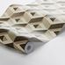 Изюминка фотообоев "Box" — геометрический орнамент из 3D-прямоугольников с эффектом оптической иллюзии, который выглядит как картонные коробки. Онлайн оплата обоев через сайт