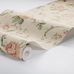 Рулон шведских обоев с цветочным узором в стиле ампир на узкополосном фоне под ткань