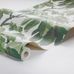 Рулон флизелиновых обоев с фактурной печатью  листвы каштановых  деревьев