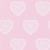 Купить обои для детской Sweet Heart от Harlequin с узором из кружевных белых сердечек на розовом фоне в салонах О-Дизайн.