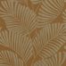 Купить обои в гостиную арт. 112138 дизайн Mala из коллекции Salinas от Harlequin, Великобритания с рисунком тропических листьев  серебристого цвета на коричневом фоне  в интернет-магазине в Москве, недорого