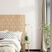 Интерьер спальни со стильными обоями в минималистичном стиле
