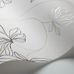 Флизелиновые обои из Швеции коллекция JUBILEUM от Borastapeter под названием ESPRI. Графический, растительный рисунок на белом фоне. Обои для спальни, обои кухни, обои для гостиной. Купить обои, онлайн оплата, большой ассортимент