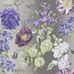 Обои флизелиновые Designers Guild P623/02 коллекции The Edit...Flowers Volume 1 с ярким цветочным узором на серебристо сером фоне