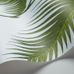 Обои для стен, с рисунком из пальм зеленого цвета на голубом фоне, Palm Leaves, The Contemporary Collection. Выбрать, заказать обои для комнаты, бесплатная доставка.