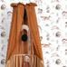 Флизелиновые обои с лесными животными "To The MOON and BACK" арт 139399 в интерьере детской спальни для самых маленьких