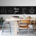 Магнитные грифельные обои Magnetic chalkboard black арт. 155002 для рисования мелом и крепления магнитов.