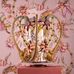 Купить дизайнерские флизелиновые обои Protea Panthera Rose Quartz арт. 129/6024 от Cole&Son (Великобритания) каталог Ardmore Baobab с романтичными пантерами на ветвях Протеи на фоне изысканного цвета розового кварца.