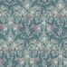 Шведские обои Thistle артикул 7204 из каталога In Bloom от  Borastapeter с акварельным 
 растительным рисунком цветов чертополоха в бирюзово голубых оттенках в стиле Ар-Нуво