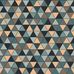Геометрические обои Triangular артикул 8809 из каталога Graphic World мелким узором из треугольников разного цвета купить в Москве