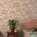 Цветочные обои Archive Flower Terracotta Boråstapeter Flowers 9157 — обои для спальни, с цветами