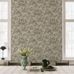 Цветочные обои Archive Flower Grey Boråstapeter Flowers 9158 — обои для столовой, цветочный узор