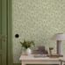 Цветочные обои Vildflora Green Boråstapeter Flowers 9160 — обои для спальни, полевые цветы
