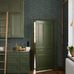 Обои для гостиной Vildflora Blue, арт 9161 из каталога Flowers от Boråstapeter — обои в интерьере, скандинавский дизайн