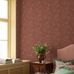 Обои для спальни Vildflora Red , арт 9162 из каталога Flowers от Boråstapeter — обои в интерьере, скандинавский дизайн