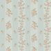 Цветочные обои Hufvudsta Gård Blue Boråstapeter Flowers 9164 — узор крупным планом, полосы и цветы