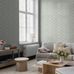 Цветочные обои Hufvudsta Gård Blue Boråstapeter Flowers 9164 — обои для гостиной, с цветами