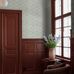 Цветочные обои Hufvudsta Gård Blue Boråstapeter Flowers 9164 — обои для гостиной, густавианский узор