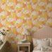 Цветочные обои Flower Power Orange Boråstapeter Flowers 9169 — обои для спальни, с цветами