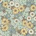 Цветочные обои Flower Power Green Boråstapeter Flowers 9170 — узор крупным планом, эхинацея и бархатцы