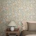 Цветочные обои Blomdansen Grey Boråstapeter Flowers 9177 — обои для спальни, с цветами