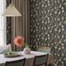 Цветочные обои Bouquet Flowers Black Boråstapeter Flowers 9182 — обои для столовой, скандинавский интерьер