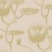 Обои Lily - классический цветочный дизайн Cole & Son с водяными лилиями золотого цвета на льняном фоне, напоминающими иллюстрацию из старинной книги. Обои для гостиной, обои для спальни. Купить обои в салоне ОДизайн.