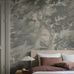 Цифровые обои для спальни Tapestry Landscape Grey, арт. 9667W от Borastapeter с пышными деревьями, колышущейся травой и нежными полевыми цветами выполнены в мягких оттенках зеленого, бежевого, серого и не совсем белого. Заказать в интернет-магазине ODesign с бесплатной доставкой по всей России.