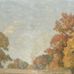 Цифровое панно для интерьера Hedgerow Landscape Orange, арт. 9668W от Borastapeter, с пейзажем обширных лугов и высокими деревьями, написанного маслом, представлено в теплых приглушенных тонах горчично-желтого, оранжевого и терракотового на фоне нежно-зеленой листвы и бледно-голубого неба. Заказать в интернет-магазине ODesign с бесплатной доставкой по всей России.