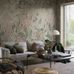 Цифровые обои для холла Hawthorn Pink, арт. 9673W от Borastapeter, изображен цветущий луг или, возможно, дикий сад в мягких, приятных оттенках зеленого, розового, кремового и коричневого. Заказать в интернет-магазине ODesign с бесплатной доставкой по всей России.