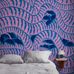 Цифровые обои для спальни Cecilia Pettersson Garden Bell Pink, арт. 9680W от Borastapeter, это графические обои с плавным рисунком в игривой фиолетовой цветовой гамме с прекрасными контрастами: розовато-пурпурные тона сочетаются с различными оттенками синего. Заказать в интернет-магазине ODesign с бесплатной доставкой по всей России.