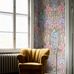 Цифровое панно для гостиной Arts and Crafts Pink, арт 9706W от Borastapeter – с пышным цветочным орнаментом впечатляющих размеров розового, голубого, желтого и белого цветов на светло-зеленом фоне с завитками листвы на розовом основании. Закажите эти изысканные обои в интернет-магазине ODesign. Бесплатная доставка по всей России.