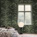 Цифровое панно для спальни Rayure Palmier Green, арт 9711W от Borastapeter – сочетание крупных пышных пальмовых листьев в широких вертикальных полосах на более сдержанном фоне с узкими полосами в свежей зеленой палитре с пальмами на светло-зеленом фоне. Закажите эти изысканные обои в интернет-магазине ODesign. Бесплатная доставка по всей России.