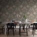 Цифровое панно для гостиной Dahlia Garden Grand Green&Pink, арт 9713W от Borastapeter – великолепные георгины и нежная листва в оттенках белого, желтого и розового сочетаются с насыщенным серо-зеленым и ржаво-красным на глубоком темно-зеленом фоне. Закажите эти изысканные обои в интернет-магазине ODesign. Бесплатная доставка по всей России.