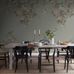 Цифровое панно для столовой Hortensia Grand Green, арт 9715W от Borastapeter – фотообои, на которых гортензия, георгин и роза переплетаются в узоре в абрикосовых, розовых и кремовых тонах на теплом зеленом фоне. Закажите эти изысканные обои в интернет-магазине ODesign. Бесплатная доставка по всей России.