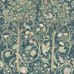 Подобрать панно для гостиной арт. 216706 из коллекции Melsetter от Morris, Великобритания в цвете индиго с крупным  растительным узором в шоу-руме в Москве